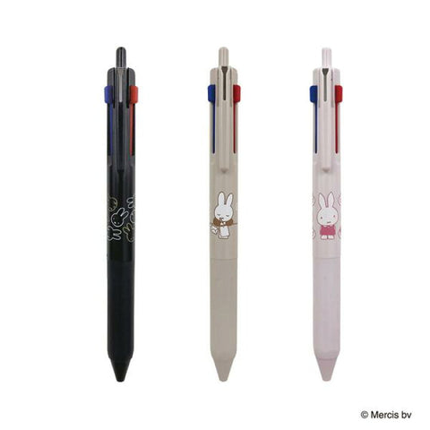 Miffy 三菱自動鉛筆 按壓式大容量 三種油性墨水（米）