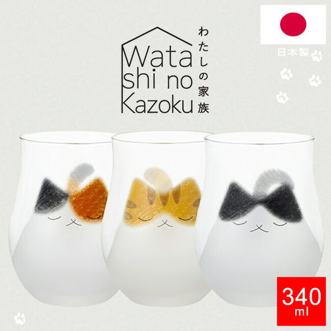 貓杯 杯子 三色小貓 我的家人 340ml