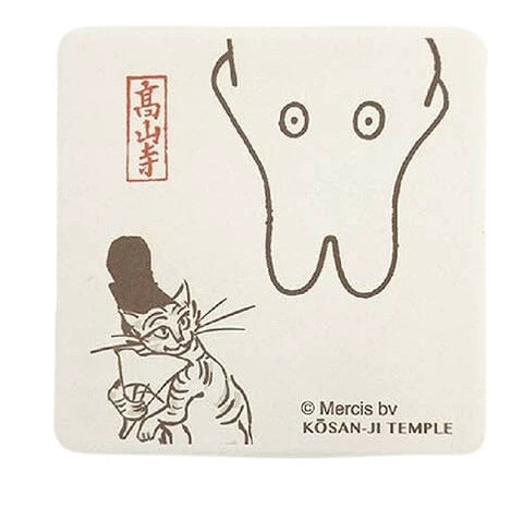 Miffy×鳥獸戲畫 高山寺吸水杯墊