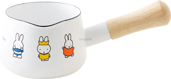 富士霍洛 Miffy 70週年  單柄琺瑯鍋 12cm