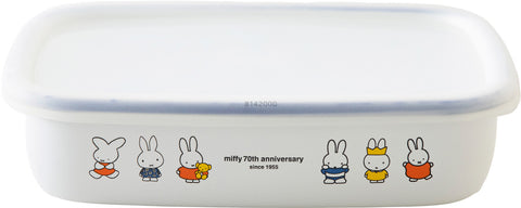 Miffy 70週年 淺型角容器 M尺寸