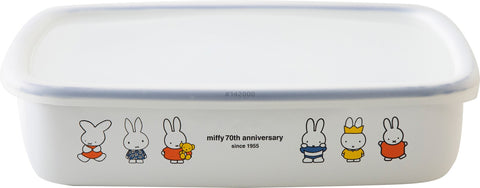 Miffy 70週年 淺型角容器 L尺寸