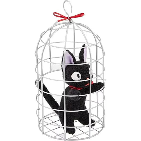 吉卜力 魔女的快遞 吉吉 進籃子 站立 M 毛絨玩具 K-9364