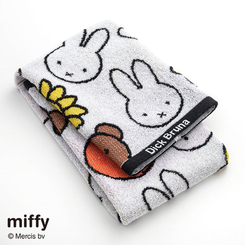 Miffy 米菲洗臉巾 Friends Face Imabari 白色 日本製造