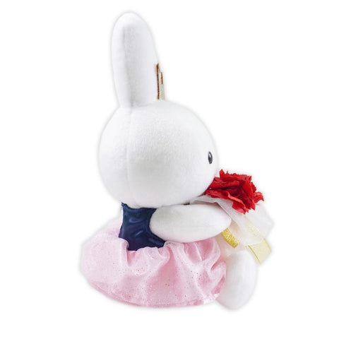 Miffy風格限定 連衣裙&花束米菲毛絨玩具（粉色）